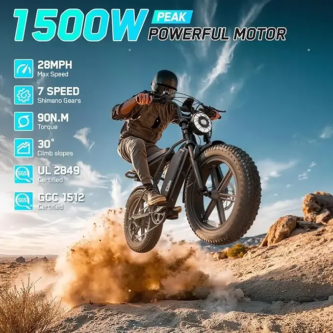 Imagen de Bicicleta Eléctrica TST 1500W 48V 15Ah en Cuba